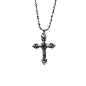Gothic cross necklace Eternal Rebel Gothic Cross Necklace jesus merch kurapika  chains