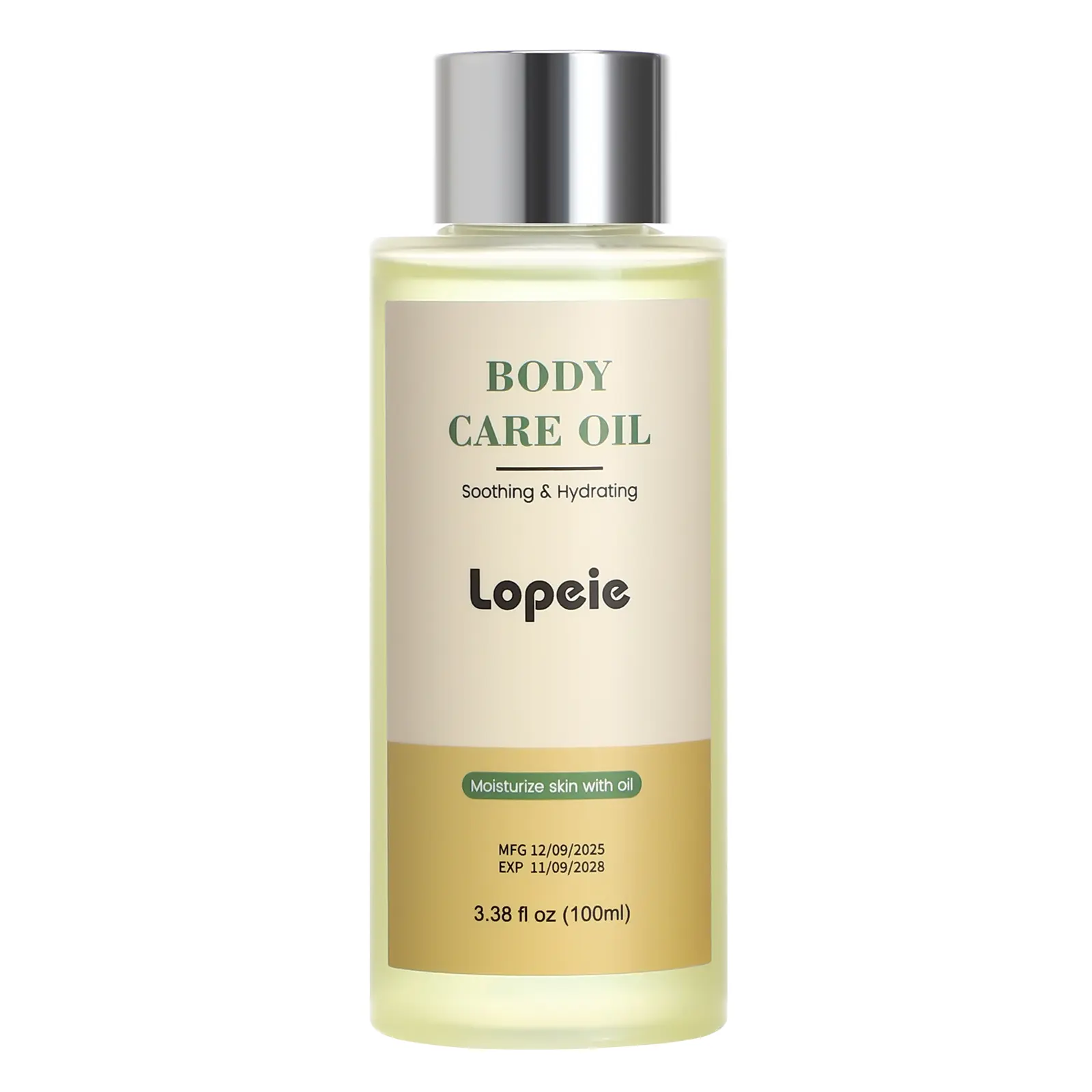 Soothing Body Oil 3.38 fl oz Hydrating Skin Oil, Long-Lasting Moisture & Nourishment for Smooth, Glowing Skin