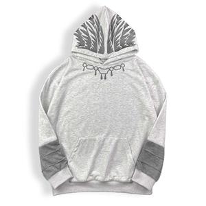 Mahoraga Washed GrayAnime jjk Hoodie Suitable for Spring Menswear Sweatshirts Tops Pullover