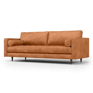 Valencia Isabella Leather Grande Sofa, Cognac