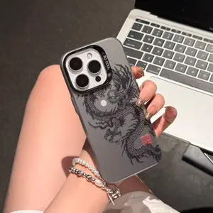 Chinese Loong Suitable for iPhone 16, 15, 14, 13, 12, 11 Case Perfect Gift Smart Phone Case iPhone 16 plus cases Smartphone