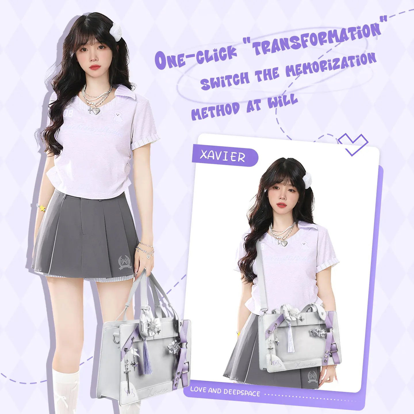 The Junco Xavier Light Hunt Ita Bag - Women's 3-Way Square Multi The Junco Xavier Light Hunt Ita Bag - Women's 3-Way Square Multi