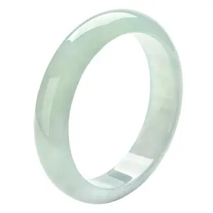 Bracelets. Ice-type floating flower jadeite bracelets, jade bracelets for women, thin strip oily green jade bracelets, half-mountain half-water jadeite bracelets. Strings of love.
