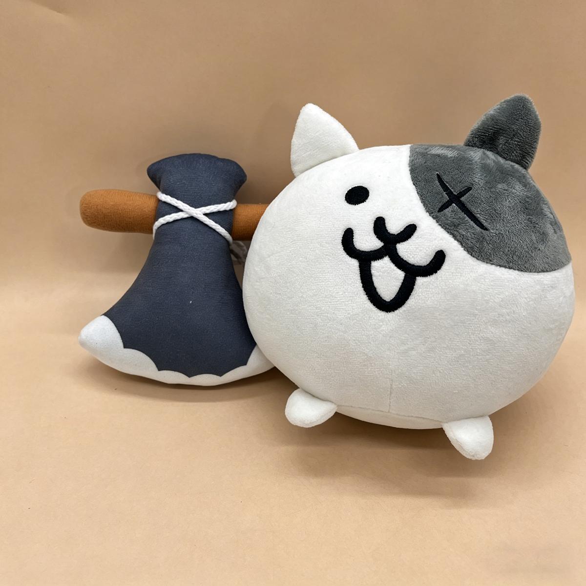 The Battle Cats Plush Toy - Popular Game Collectible Stuffed Animal - Adorable Cat Doll - Ideal Birthday Gift for Kids & Teens