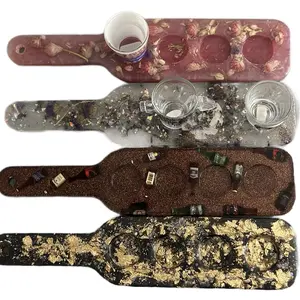 Acrylic shot glass serving tray or personal flight tray.