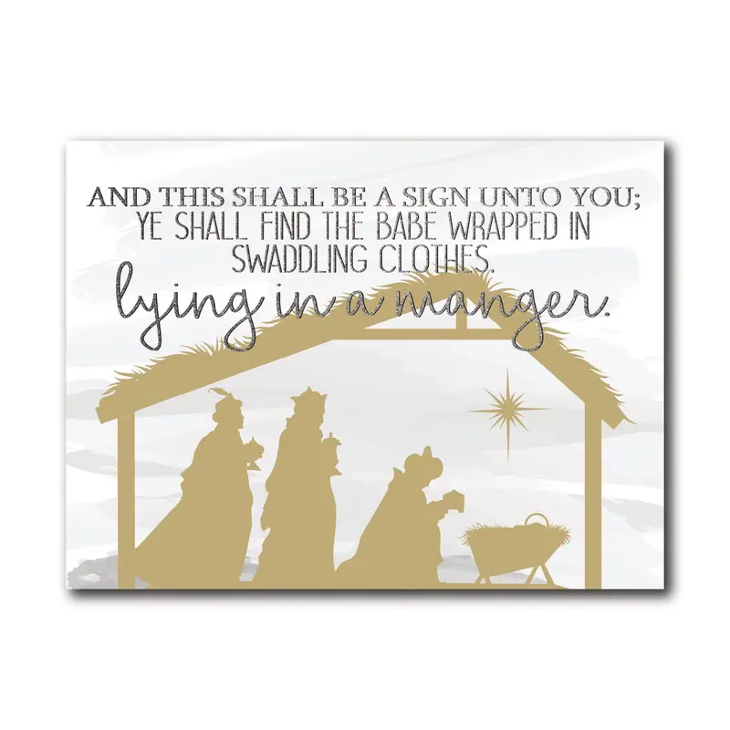 Courtside Market And This Shall Be 16x20 Canvas  Wall Art