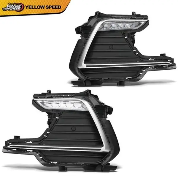 ALLGOOD Durable LED Car Daytime Running Lights with Turn Lamps - 1 Left/Right Pair, Easy Installation LED Light Compatible with 2017-2018 Hyundai Elantra Sport, Day Running