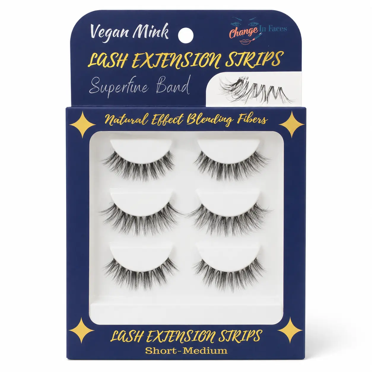 Change In Faces Lash Extension Strips