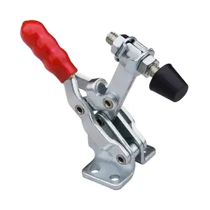 1pk Toggle Clamp  200 Lbs Holding Capacity 12050 Quick Release Vertical Clamps W/ Antislip Rubber Tip For Woodworking Jigs And Fixtures Welding Drill Press Crosscut Sled (20303)