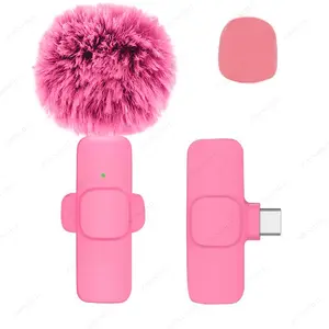 Wireless Lavalier Microphone,  for iPhone/Android/PC, Mini Microphone for Interviews, Vlogs, Youtube ZMYNOJLH