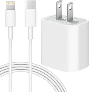 iPhone 14 13 12 Charger Fast Charging 20W PD USB C Wall Charger with 6FT Fast Charging Cable Compatible iPhone 14/13/12/11/Pro/Pro Max/Mini/Xs Max/XR/X, iPad