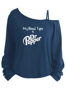 Women's Plus Size Printed Long Sleeve Cami Top, Asymmetrical Neckline, Loose-Fitting, Cartoon Pattern, All Seasons, Sizes 1-8xl