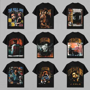 "J. Cole" The Fall Off Album Era Collection High-Quality Cotton T-Shirt, Jermaine Lamarr Cole Dreamville Hip Hop Merch, Oversized Streetwear Music Shirt, Vintage Bootleg Style Rap Graphic Apparel, Heavyweight Urban Fashion Tee