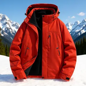 Unisex Waterproof Windproof Breathable JacketSuitable for Mountaineering and Outdoor Activities Fleece-Lined 3-in-1 Jacket for Winter Outd snowboarding outfit oor Activities & Mountaineering Gift