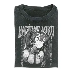 Hatsune Miku Heavy Metal Design T-Shirt, Anime Music Idol Shirt, Japanese Pop Culture Top, Kawaii Streetwear Unisex Tee, Gift for Miku Fans
