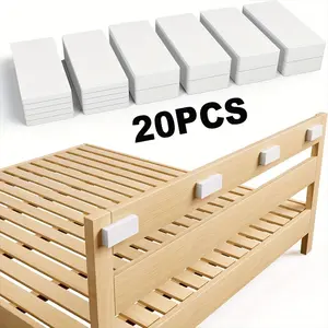 20 Piece / Eva Foam Headboard Wall Protector Set, 10x15mm & 10x5mm Bed Sofa Buffer Bumper, Durable Furniture Blocker