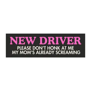 New Driver Funny Car Magnet, Funny Car Magnet, Gifts For New Driver, Teenager Gift, Student Driver Magnet