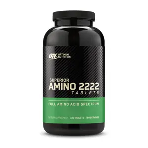 Optimum Nutrition Superior Amino 2222 Tablets, Complete Essential Amino Acids Healthcare Supplement