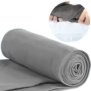 20x47 inch Microfiber Towels for Cars Double Sided Car Drying Towel Detailing Wash Super Absorbent Cleaning Cloth Holds Up to 9 lbs No Streaks No Scratches No Water Spots 500x1200 mm Gray