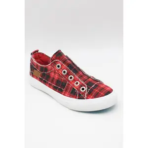 RED GRAND CANYON PLAID BLOWFISH