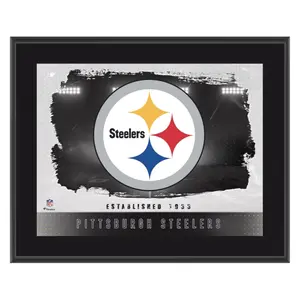 Pittsburgh Steelers 10.5" x 13" Team Logo Sublimated Plaque