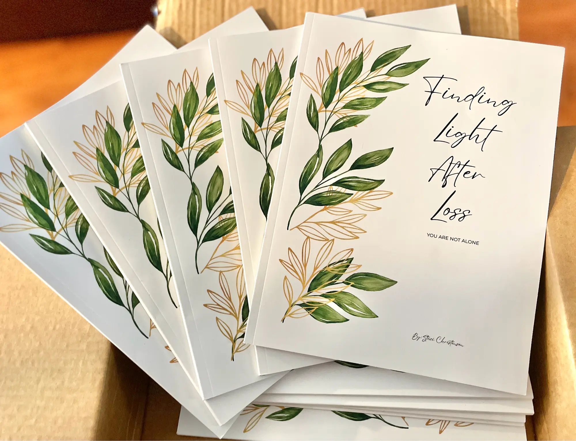 Finding Light After Loss-A Guided Grief Journal by Staci Christensen