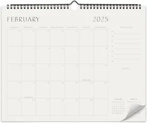 Beautiful 2025-2026 Wall Calendar - 14.5"x11.5" Office Wall Calendar for Easy Organizing with Features from January 2025 to July 2026