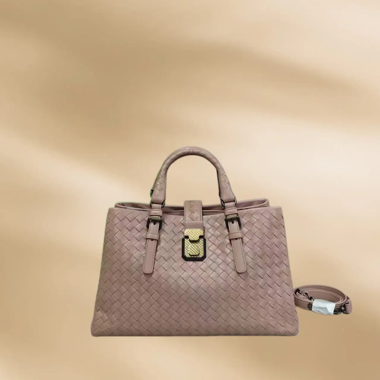 Pre-owned Bottega Veneta Lambskin Shoulder Bag D0512553614