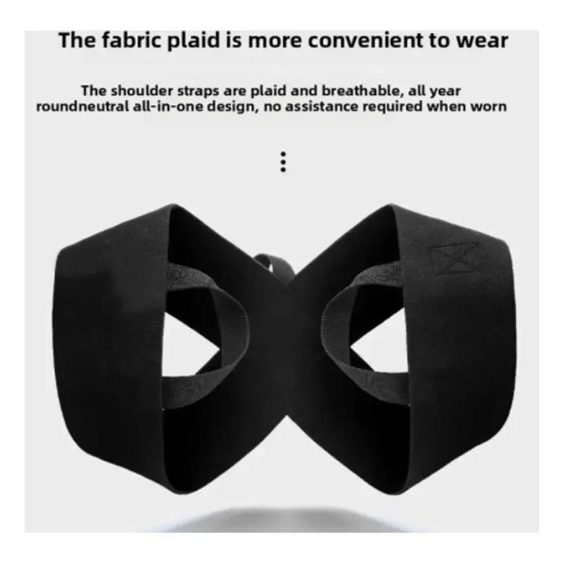 Adjustable Slow Elastic Heavy-Duty Fitness Shoulder Straps - Posture Corrector, Back Straightener for Men’s Weight Training, Bench Presses
