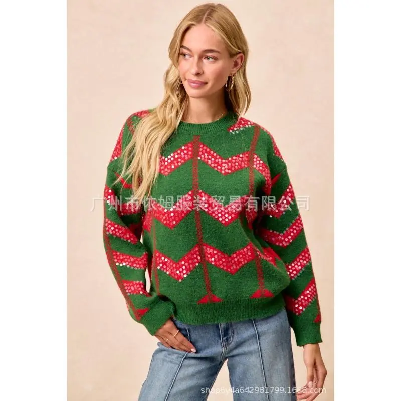 Green and red wave head cover