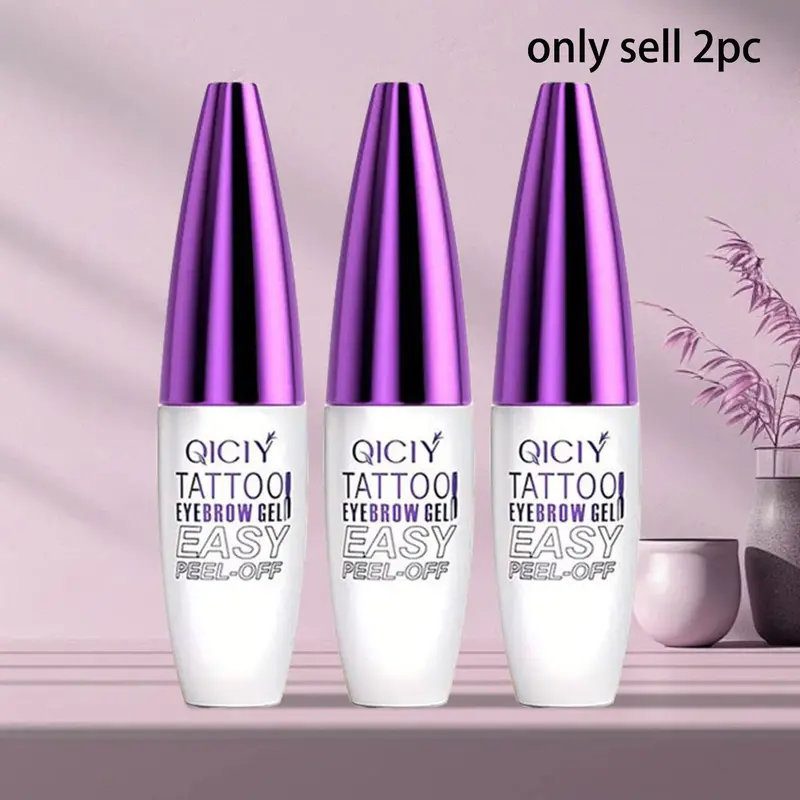 Eyebrow Tinting Gel, Tattoo Eyebrow Gel, Waterproof Long Lasting Eyebrow Tinting Gel, Tinted Brow Gel, Easy To Apply, Eye Brow Makeup Tool for Women & Girls, Cosmetic, Eyebrow Products