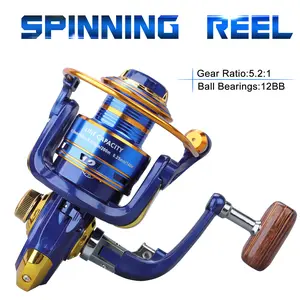 Sougayilang  1000-7000 Series Spinning Fishing Reel High Speed 5.2:1 Gear Ratio Durable Light Aluminum Spool Interchangeable Handle Spinning Fishing Reel， For Freshwater Saltwater Fathersdaygift