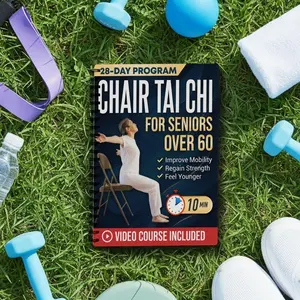 Tai Chi Practice Manual for Seniors and Beginners, Spiral Binding, Progressive Daily Exercises, Gentle Movements, Step-By-Step Guide
