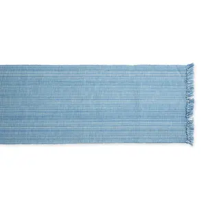 Design Imports 13" x 72" Variegated Fringe Tabl e Runner