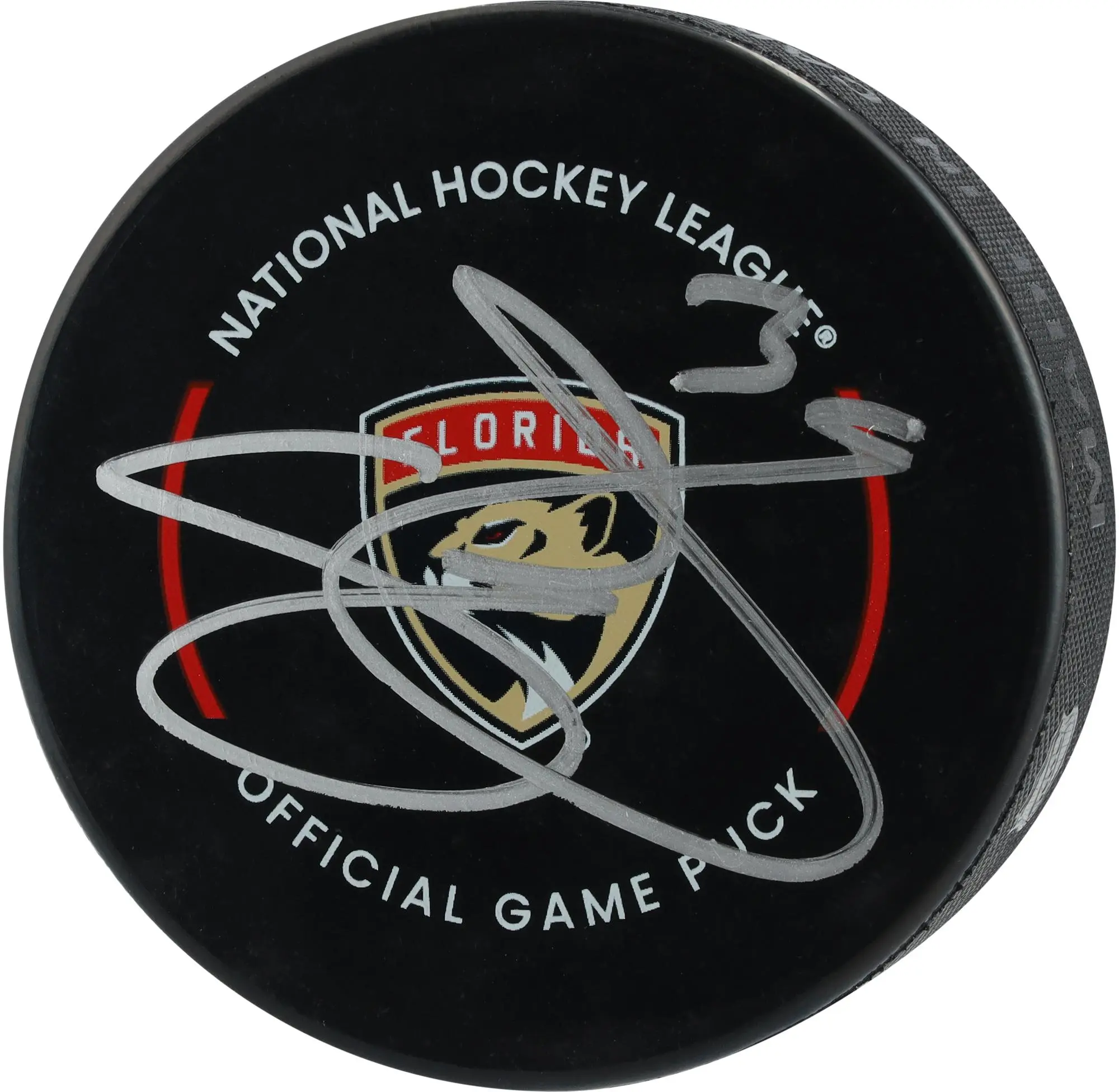 Seth Jones Florida Panthers Autographed Official Game Puck - Fanatics Authentic Certified