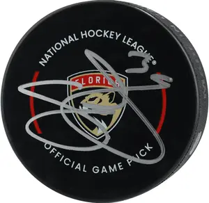 Seth Jones Florida Panthers Autographed Official Game Puck - Fanatics Authentic Certified