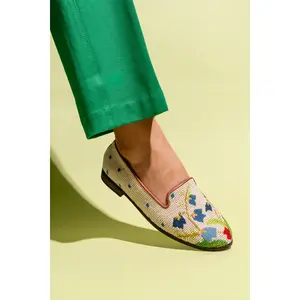 Needlepoint Loafer in Bluebell Bouquet