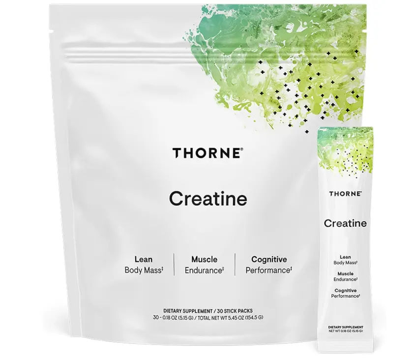 THORNE Micronized Creatine Monohydrate Powder - Dietary Fitness Supplement, 5g per Serving - NSF Certified for Sport, Unflavored - Supports Muscle Boost & Cognitive Function, Energy for Men & Women