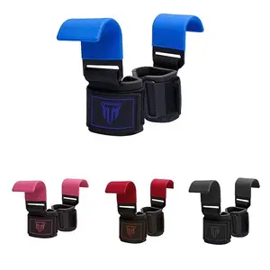 MT Power Lifting Hook Bar for Weightlifting Pull Ups Deadlifts and Heavy Lifts with Adjustable Straps and Neoprene Padding for Enhanced Grip and Support