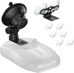 Radar Detector Mount,Car ing Bracket Suction Cup Holder,Windshield and Dashboard Radar Detector Suction Mount,for Cobra  Beltronics,Easy to Install