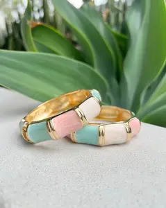 The Pastel Enamel Bangle