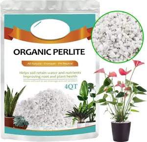 4 Quarts  Horticultural Perlite for  Indoor-  Horticultural Soil Additive Conditioner Mix for Improves Drainage, Ventilation and Root Growth