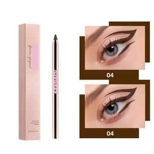 Sandagy Beauty Gel Eyeliner Pencil - Vegan Waterproof Long-Lasting Smudge-Proof Eye Liner in Must-Have Shades 04 - Bold Color in One Stroke - 01