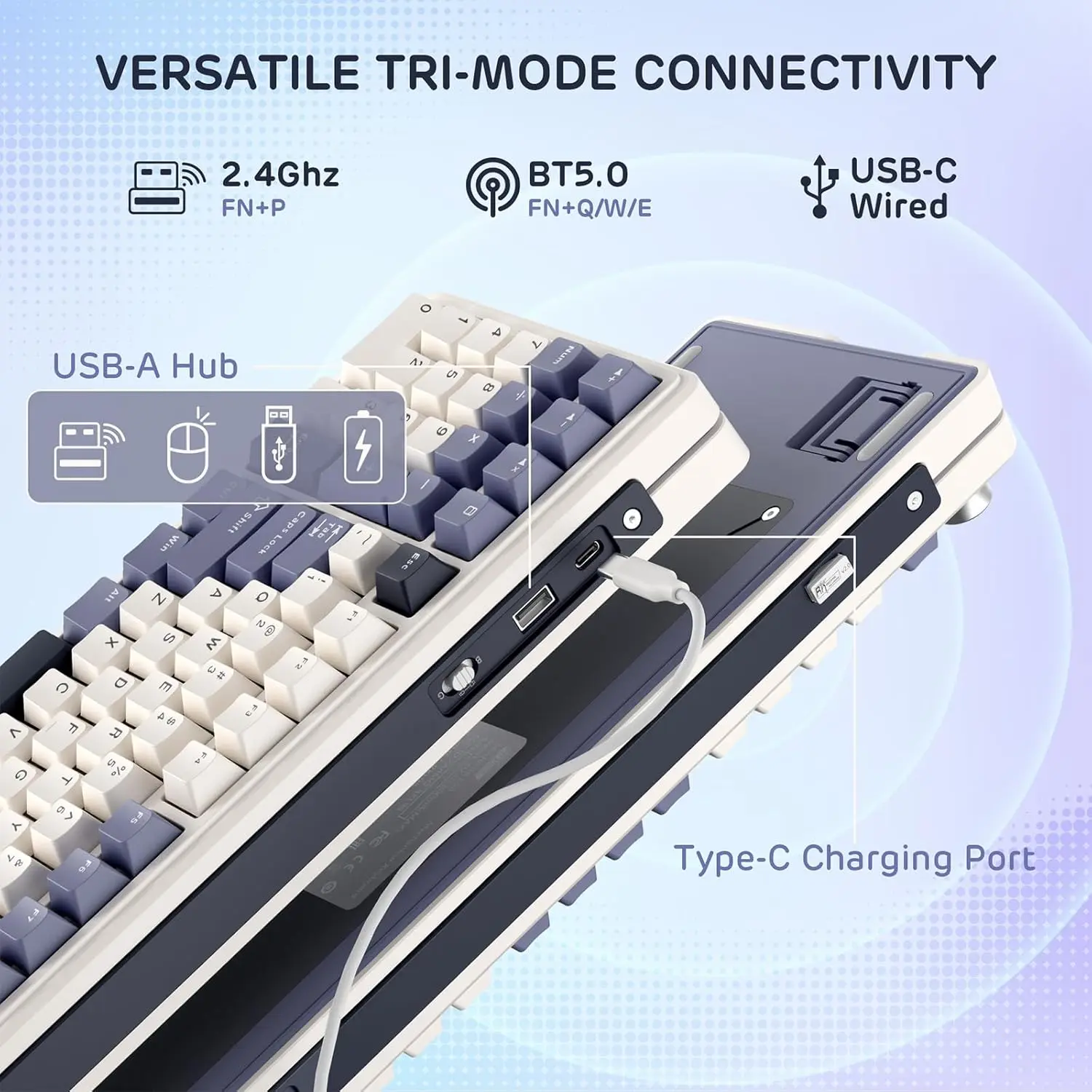 L98 Mechanical Keyboard w/Left-Handed Southpaw Design Numpad & Hot