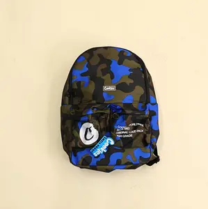 Cookies Brand - Double Pocket Backpack in Blue and Black