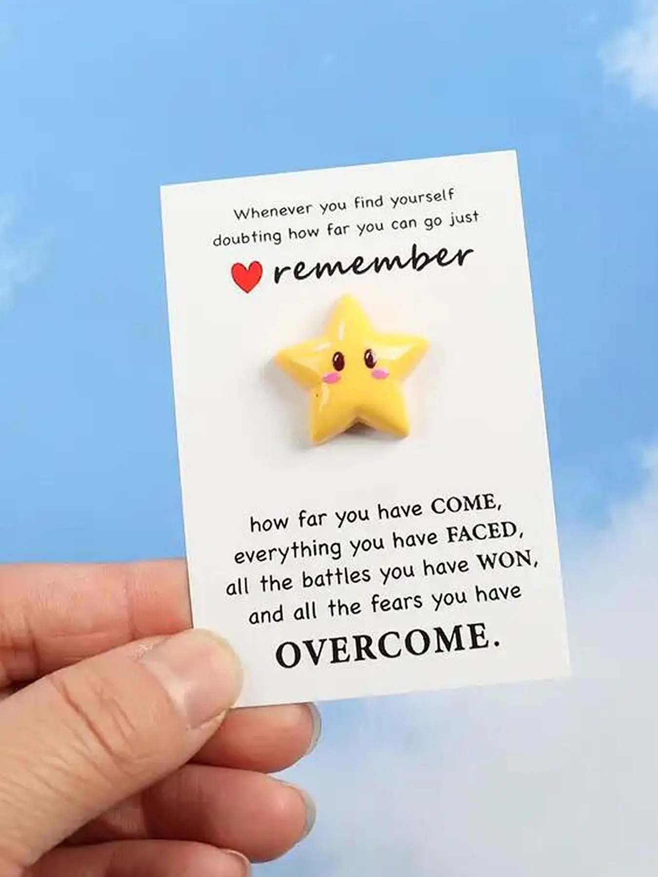 Cute Star Design Card, Inspirational Greeting Card, Funny Memorial Gifts, Blessing Gifts for My Teacher and Friends, Birthday Gift