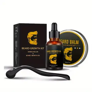 Zuiapoo Beard Set Beard Care Styling Beard Balm Tool, Gift Packaging, Best Gift for Men Comfort