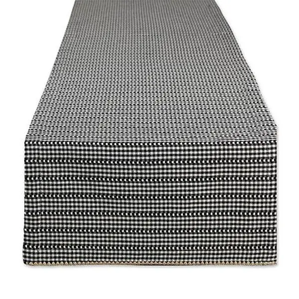 Design Imports 14" x 72" Farmhouse Gingham Table Runner