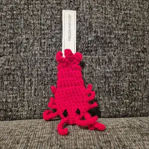 Crochet Freezer Pop Cozy Crawfish