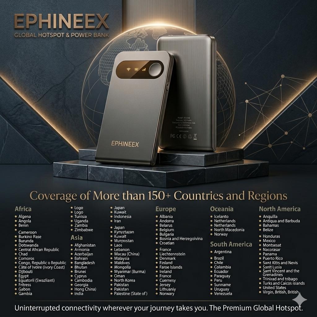 Portable WiFi Hotspot - High Speed 4G/5G LTE Mobile WiFi Router, No Contract Pay-As-You-Go, Travel Essential for International Trip/Home/Office, Connect Up to 9 Devices, Secure Personal Hotspot